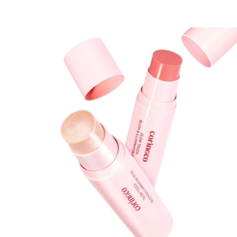 [25SS/New] グロー タッチ ブラッシュ アンド イルミネーター デュアルスティック 2color #ブラッシャー+ハイライター