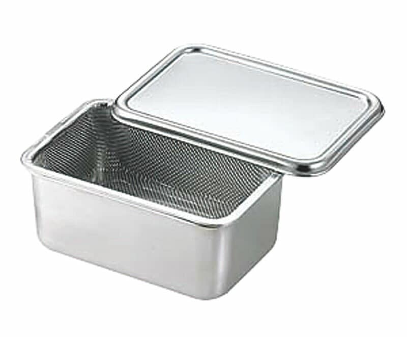 （まとめ買い）カンダ kan 豆腐水切かごセット 蓋付ツル無 [x3] 7,609円