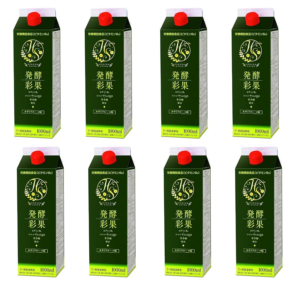 フジスコ 発酵彩果 キウイ味 1000ml × 8本セット キウイ キューイ キウイフルーツ 14,985円