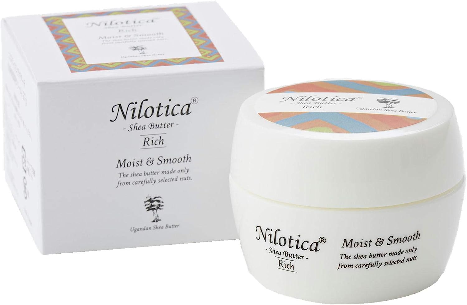 Nilotica ニロティカ シアバター リッチ 27g 全身保湿クリーム プレーン 未精製シアバター ウガンダ産シアバター100％配合