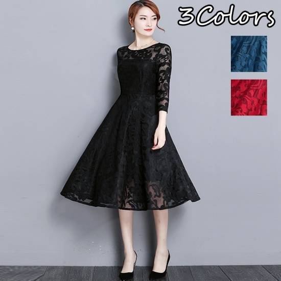 パーティードレス 結婚式 二次会 ワンピース 結婚式 お呼ばれドレス ドレス 結婚式 お呼ばれ 黒 レース ワンピース レース 結婚式 ドレス お呼ばれ ワンピース 20代 ドレス パーティ 二次会 5,551円