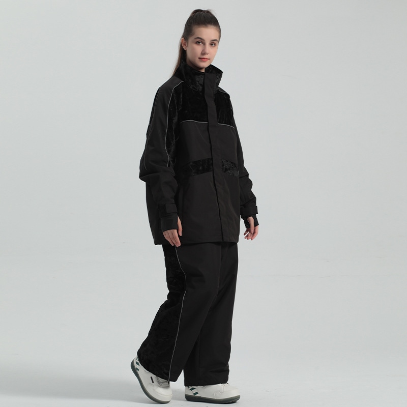 上下セット 2024 スノーボードウェア 韓国ファッション スポーツシリーズ スノーボードウェア