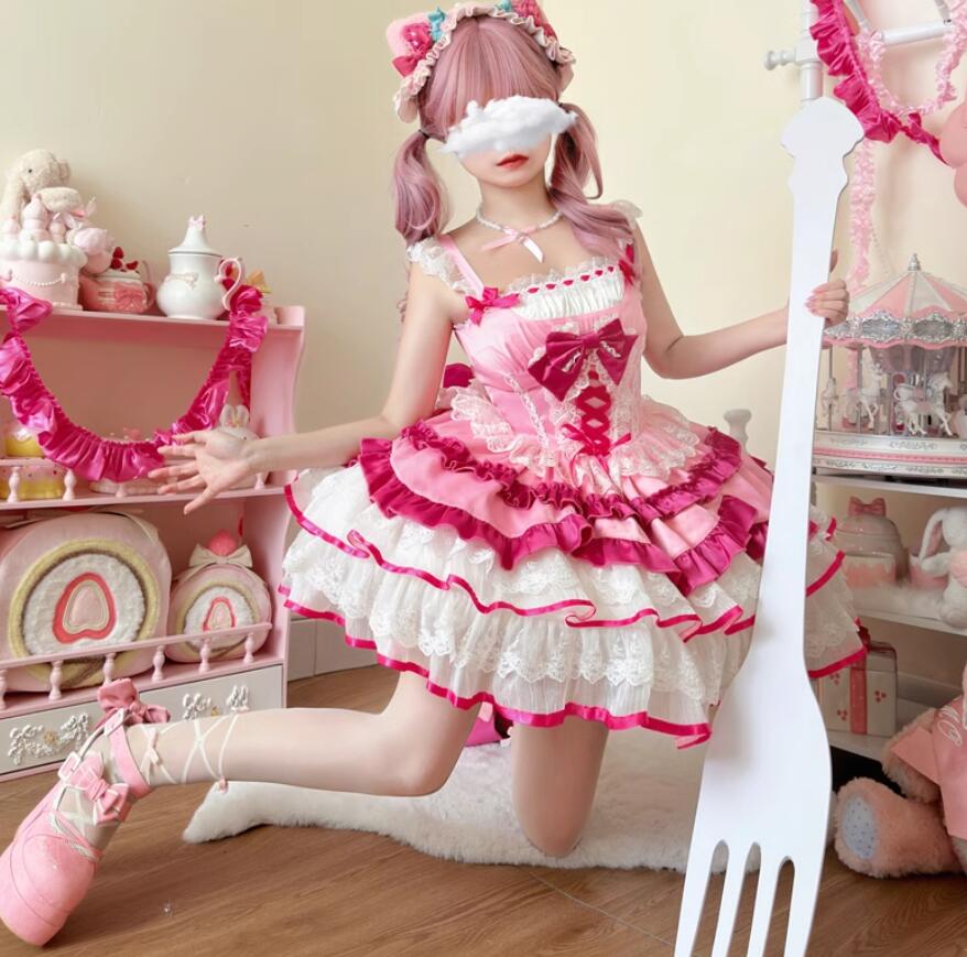 【新作登場 最安値!】224ロリータ ゴスロリ コスプレ メイド服 コスチューム 文化祭 学園祭 衣装 仮装 ハロウィン おすすめ 可愛い 長袖 ドレス　日常　写真　舞台　花嫁　洋服　新販　ハ