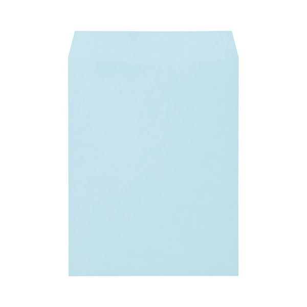 （まとめ） キングコーポレーション ソフトカラー封筒 角3 100g／m2 ブルー K3S100B 1パック（100枚） 10セット