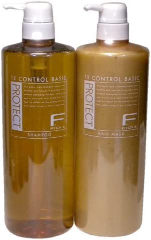 【送料無料】【 ベーシック ポンプ セット 】フィヨーレ FIOLE Fプロテクト シャンプー 1000ml ヘアマスク 1000g