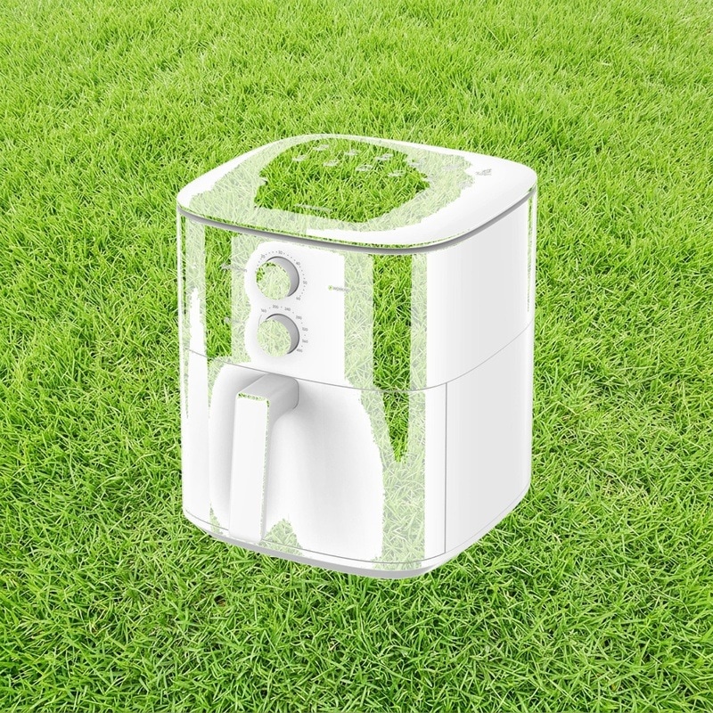Xiaomi エアフライヤー エッセンシャル 6L 大容量 家庭用 電気 エアフライヤー 卓上 揚げ物 惣菜 1～60分間タイマー 温度調節 360循環加熱 1200Wの高出力 80～200Cの温