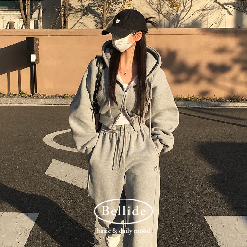 [MADE/単品可能] 裏起毛ツーウェイ3PSセットアップ op1268