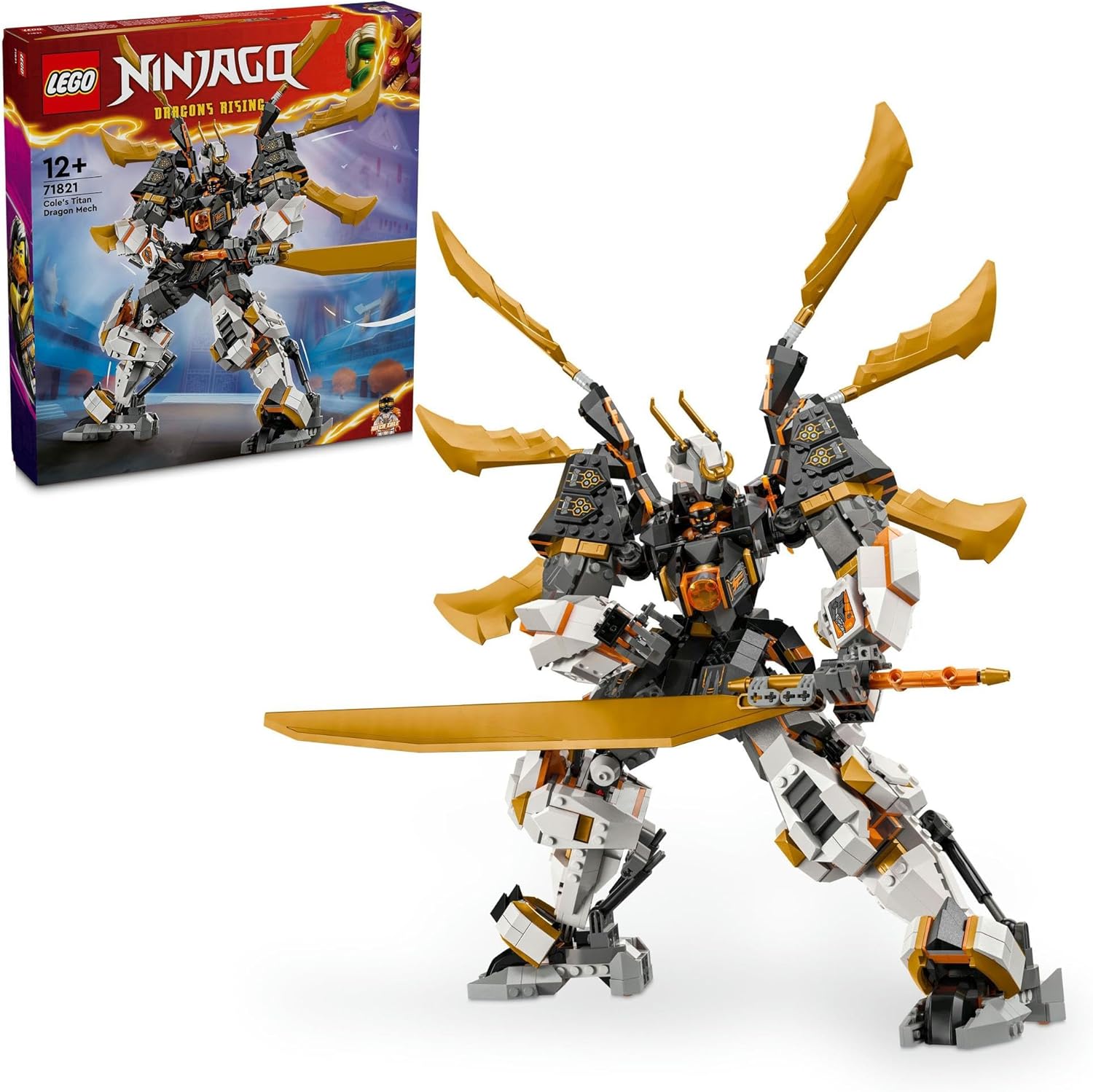 レゴ LEGO ニンジャゴー コールのドラゴン・メガチタンメカ 71821 おもちゃ 玩具 誕生日 プレゼント ブロック 対戦 ロボット