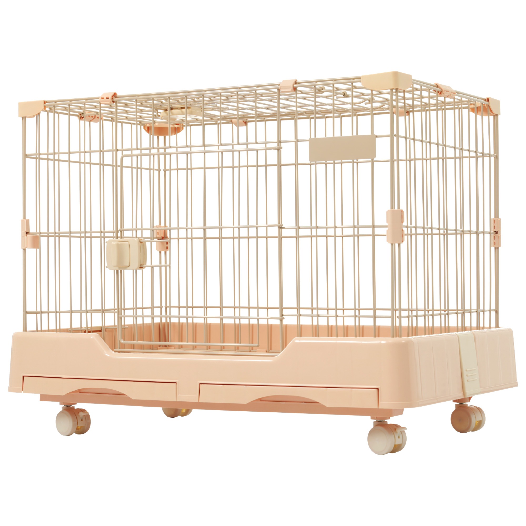 【国内発送】434【TX296332】ウサギ ケージ 小型 ペットケージ ハムスターケージ 小動物ケージ キャスター付き 天井扉 飼育ケージ いぬ ネコ うさぎ 組立簡単 ルームケージ 小動物用 ウサ