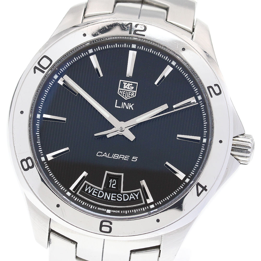 タグホイヤー TAG HEUER WAT2010-0 リンク キャリバー5 デイデイト 自動巻き メンズ _847880【中古】