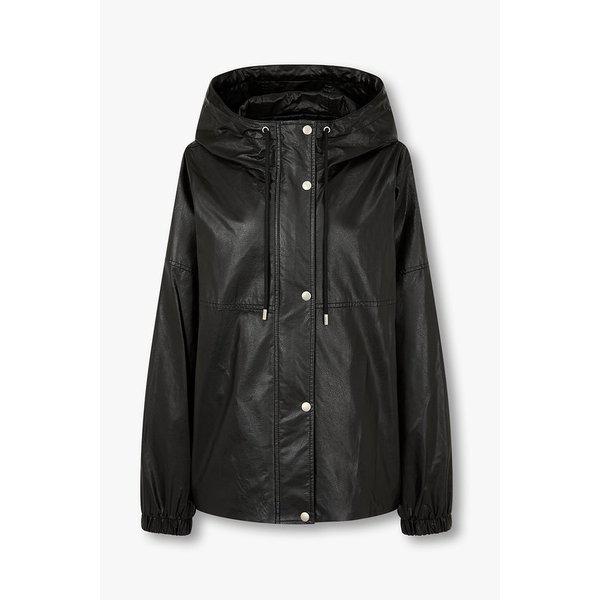 シンセティックレザーフードジャケット(9176161972AR)