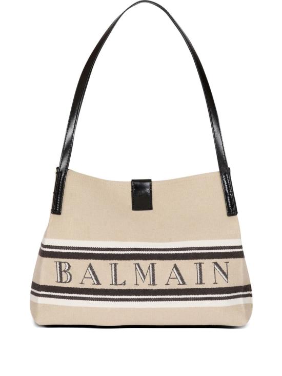 BALMAIN Women Shoulder Bags GN1FE033 TJBRGXI Beige