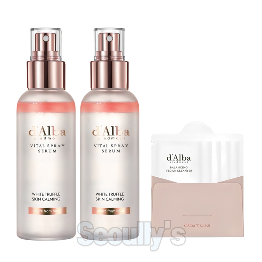 ホワイトトリュフ バイタルスプレーセラム スキンケアセット (スプレーセラム 100ml 2ea + 弱酸性ジェルクレンザー 15ml)