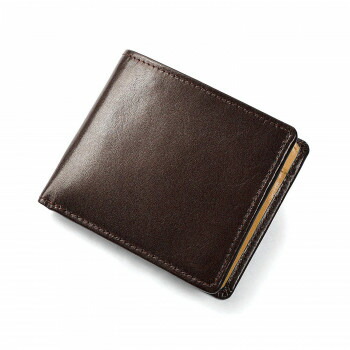 Rc　イタリアン革　2つ折中マチ付　ダークブラウン　35506755