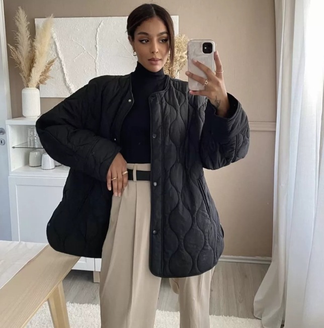 レディース ジャケット アウター上着 キルティング 大人可愛い きれいめ シンプル カジュアル 上品 おしゃれ かっこいい レトロ こなれ感 ラフ ボーイッシュ スポーティー ガーリー ルーズ 個性的