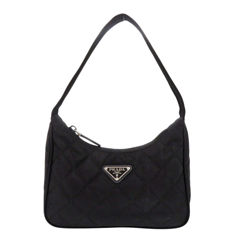 美品 キルティング ナイロン 1NE051 ハンドバッグ ナイロン NERO ブラック 1910【中古】 レディース