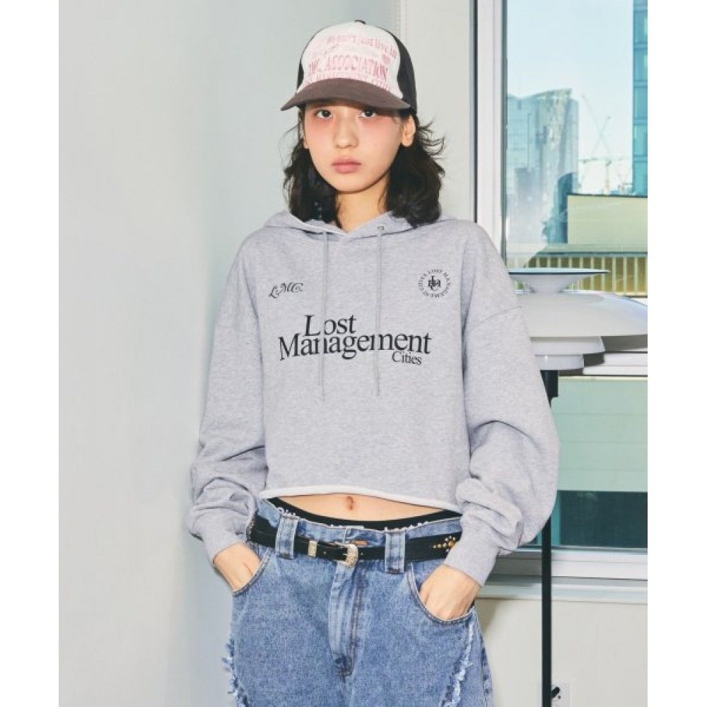 LMC WM ローエッジクロップドパーカーヘザーグレー 9,585円