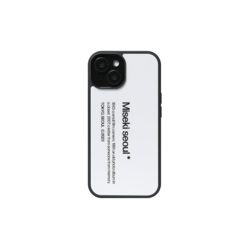 MISEKI SEOUL Misekiseoul graphic case 01 BUMPER WHITE MS