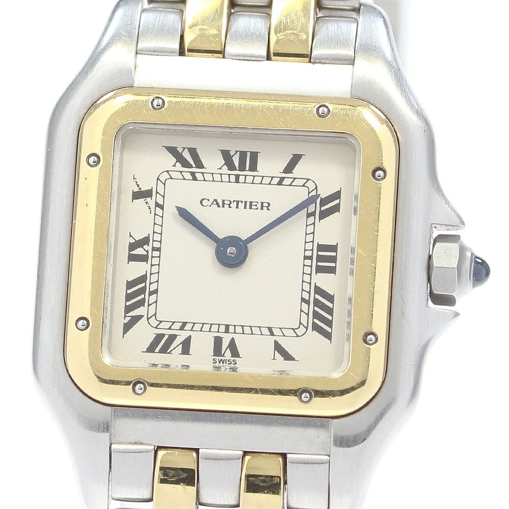 カルティエ CARTIER 84083242 パンテールSM 2ロウ クォーツ レディース _848430【中古】