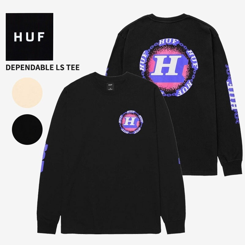 ハフ Tシャツ HUF DEPENDABLE LS TEE 長袖Tシャツ ロングスリーブTシャツ ロンT トップス カットソー メンズ ts02169