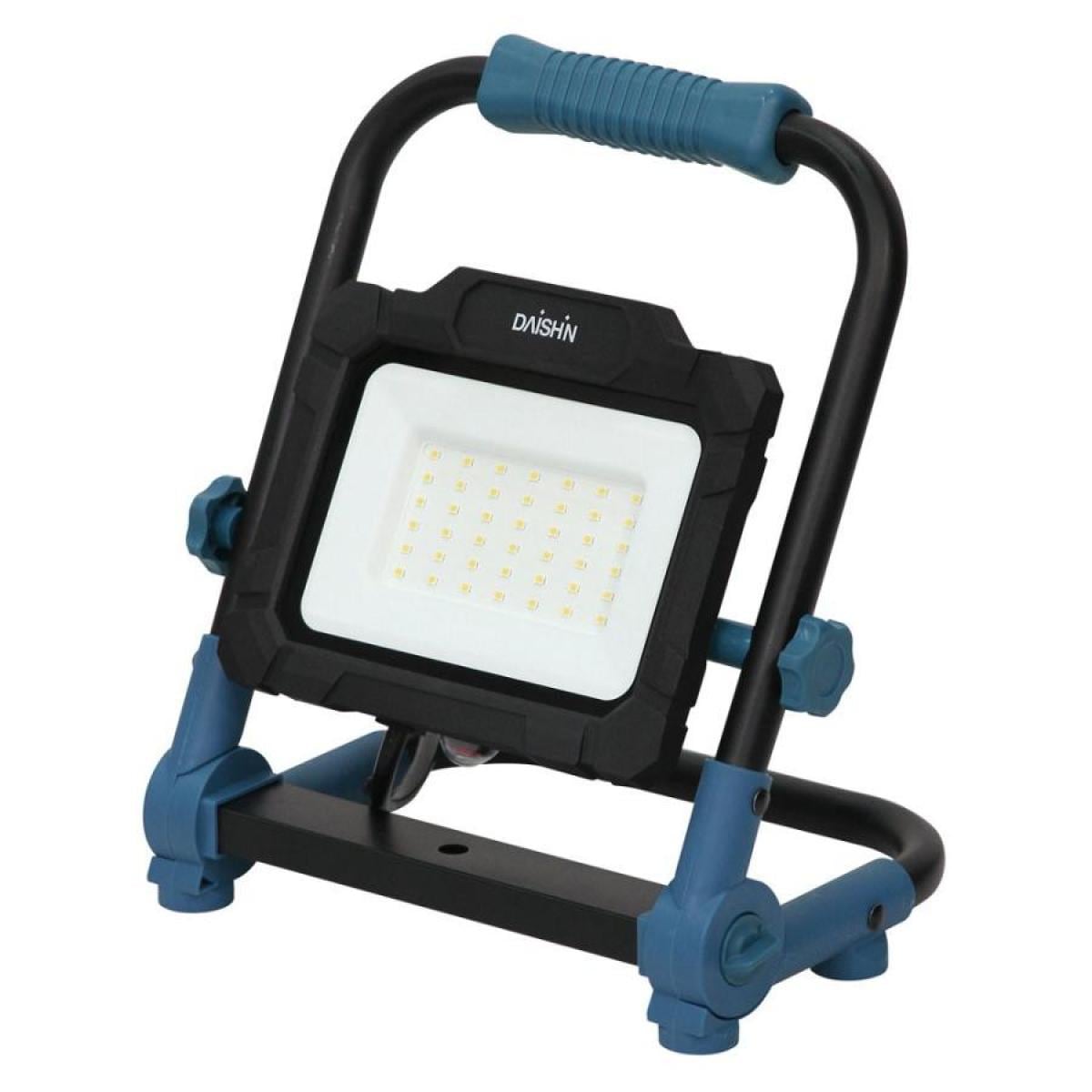 DAISHIN 大進 コンセント式LED薄型投光器 30W 3000ルーメン DFL-A30 LED投光器 コンパクト ACコンセント式 作業灯 工具