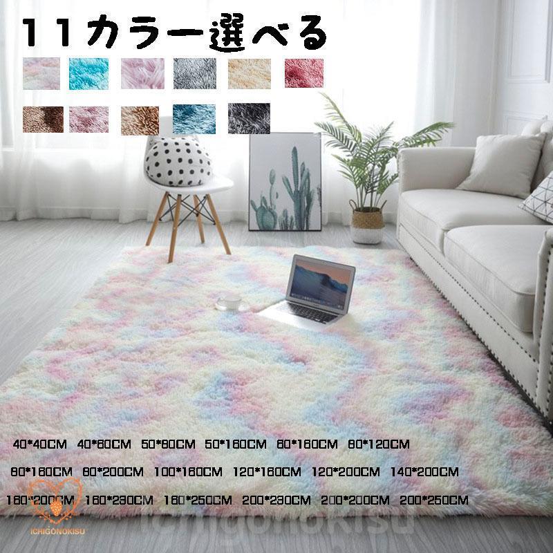 新作先行発売ラグマット ホットカーペットカバー ラグ おしゃれ カーペット ふわ 大きいサイズ 小さいサイズ 洗える リビング 風 シャギー 北欧 絨毯 マット【短納期】