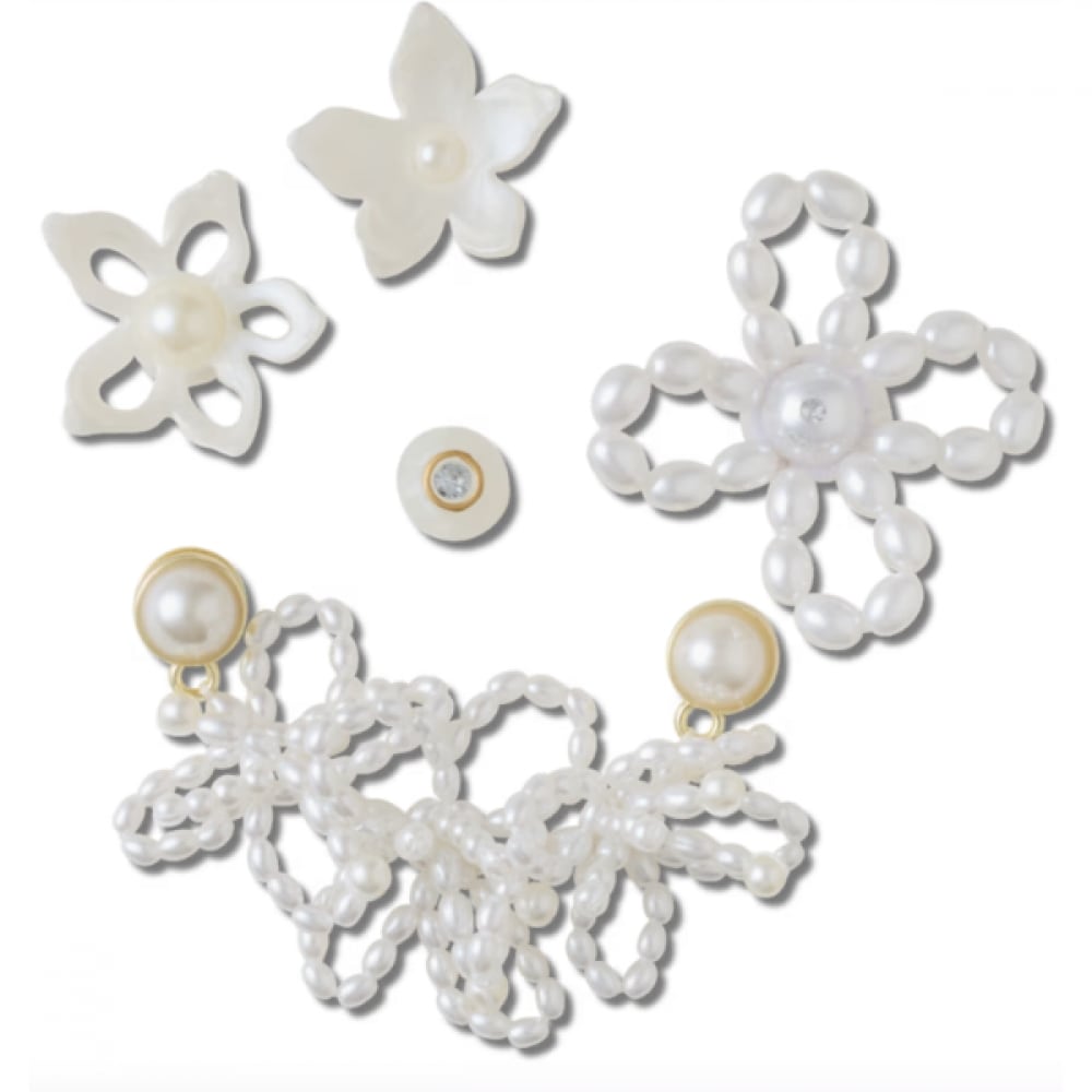 クロックス ホワイトパールジビッツ5個セット10016002