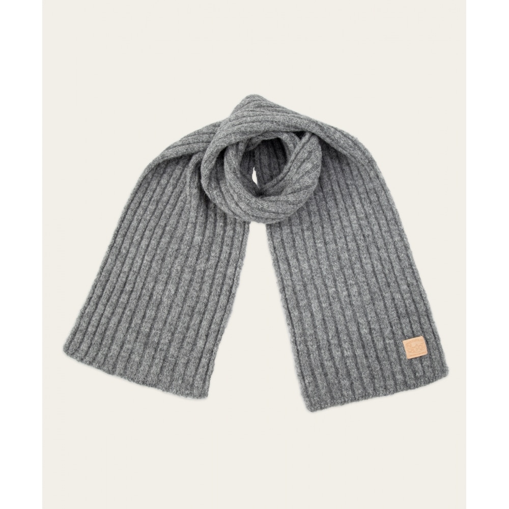 SINOON ヘアリーコージーマフラー (グレー)