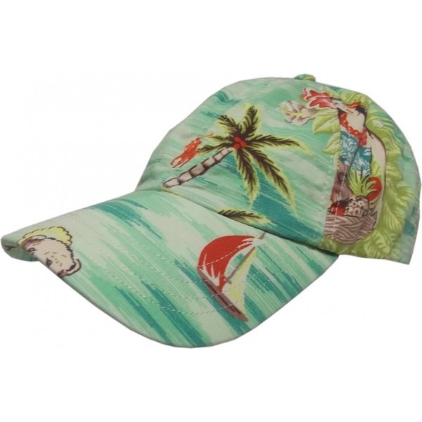 ワンポイント キャップ 帽子 アロハ柄 PR4-218