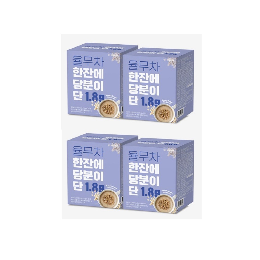韓国-K MEAL-ユルム茶一杯に糖分がたった1.8g 15g x 10T 4B0X カロリー心配 no ホームカフェ 献立管理- K FOOD