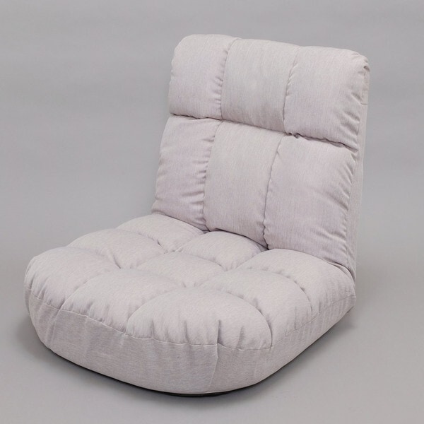 PCC-700 グレー 広座面ポケットコイル座椅子 メーカー直送