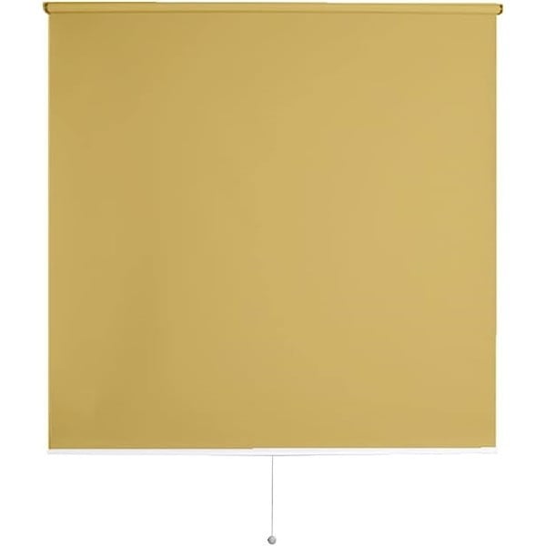 ホームテイスト SH-16-S180 壁空け不要!つっぱりロールスクリーン 幅180cm(遮光タイプ) YE イエロー メーカー直送
