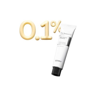 他サイト： COSRX 純粋レチノール0.1 クリーム20ml レチノールクリーム ビタミンE アラントイン ヒアルロン酸 パンテノール ピュアレチノール ハリ ツヤ 弾力 敏感肌 人体適用テスト済み コスアールの商品画像