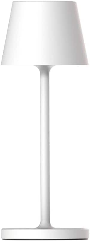 mooas コードレステーブルランプ小型ポータブル充電式LEDデスクランプ3色無段階調光-タッチムードナイトライト読書寝室リビングルームカフェオフィスキャンプ用 75x200mm (ホ