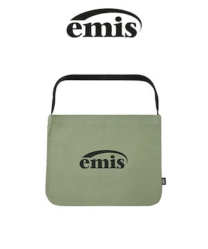 [EMIS] SILVER LOGO ECO バッグ★新作・24SS★人気★韓国★ ☆emis☆SILVER LOGO ECO BAG☆送料・関税込☆ (EMIS/エコバッグ