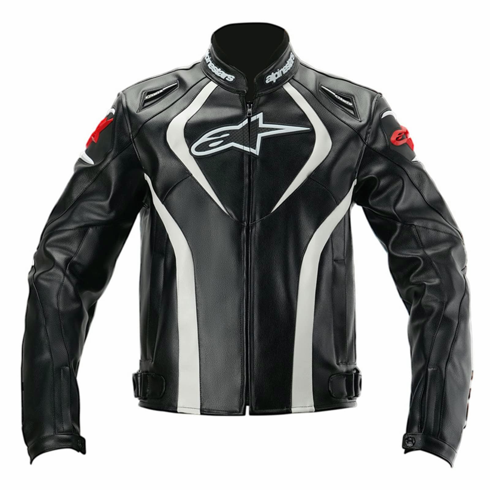 レザージャケットPU革 ライディングジャケット バイクジャケット メンズファッション バイク 肘 肩 胸 背面プロテクター付