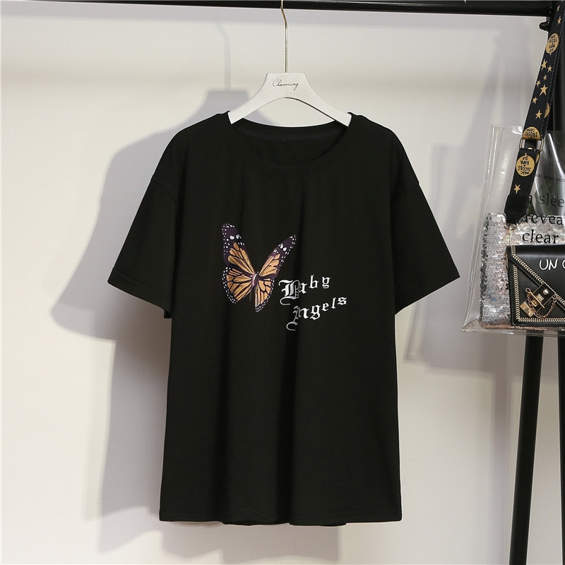 Tシャツ 韓国 半袖 レディーストップス 大きいサイズ 3l 4xl 5lブラウス カジュアル ゆっ