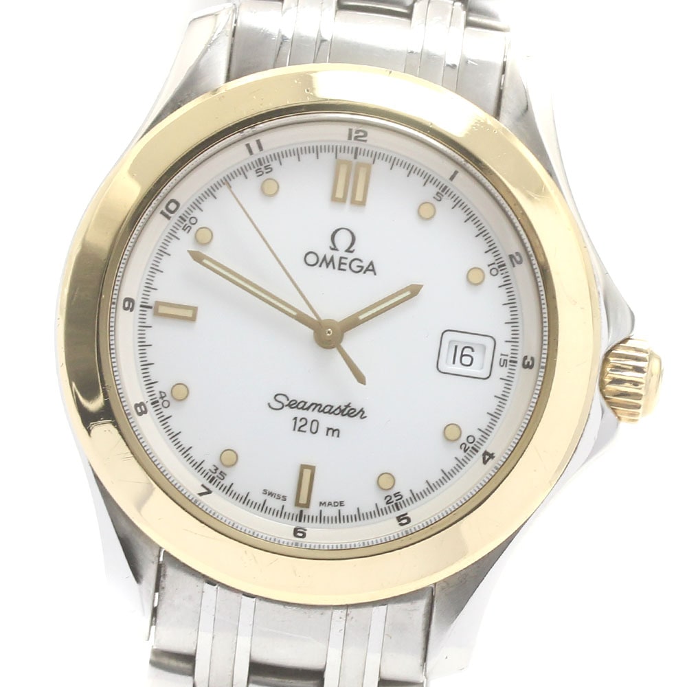 オメガ OMEGA シーマスター120 YGベゼル クォーツ メンズ _876547【中古】