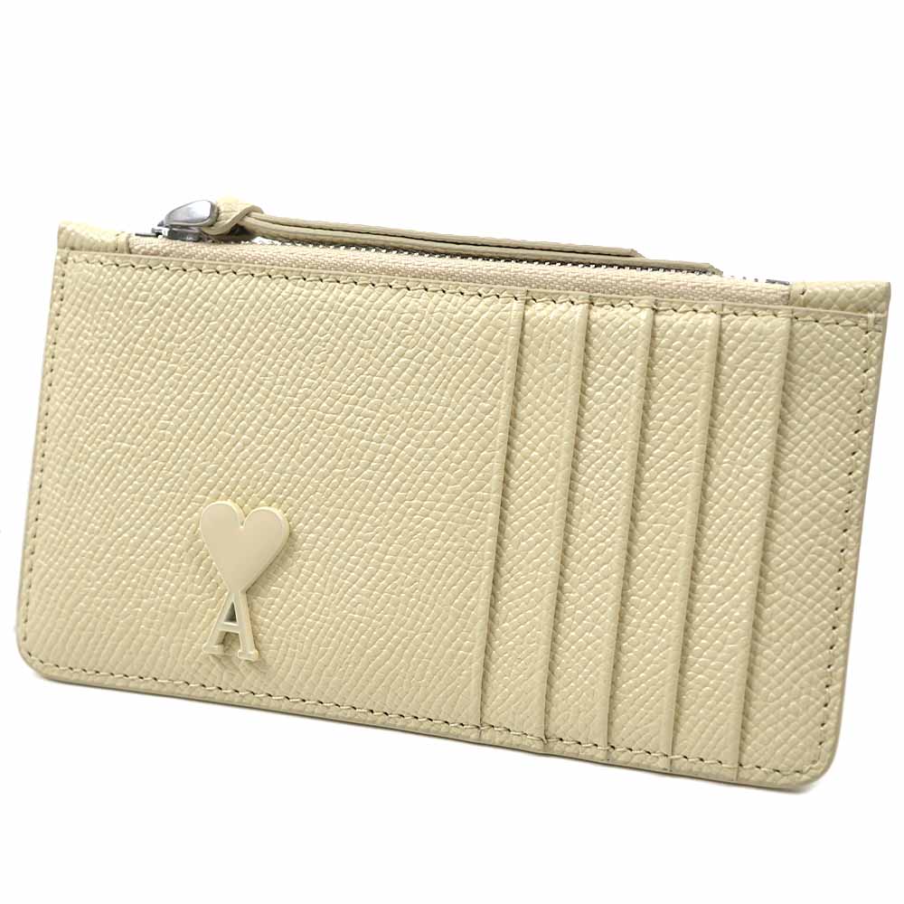 アミ アレクサンドル マテュッシ フラグメントケース コインケース 小銭入れ カードケース ミニ財布 アイボリー ami alexandre mattiussi USL100.AL0036 185 U