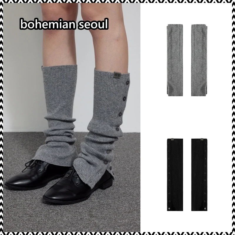 bohemian seoul BUTTONED LEG WARMERS