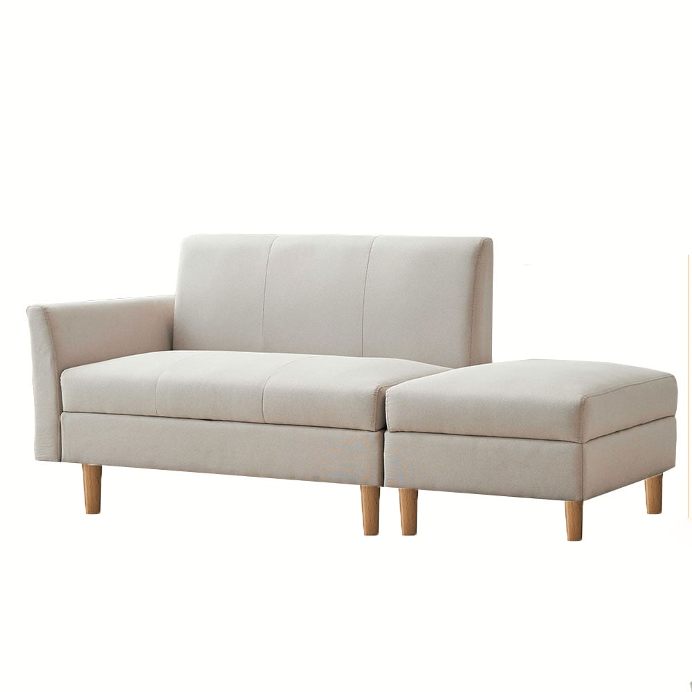 【国内即日発送】ソファカチン ソファー ソファ ソファーベッド 3P 3人掛けソファ 収納付きオードマン付き