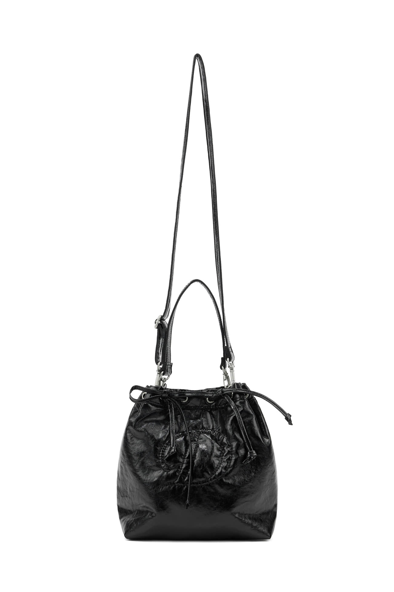 【DEINET】 D STITCH PADDING MINI BAG : BLACK