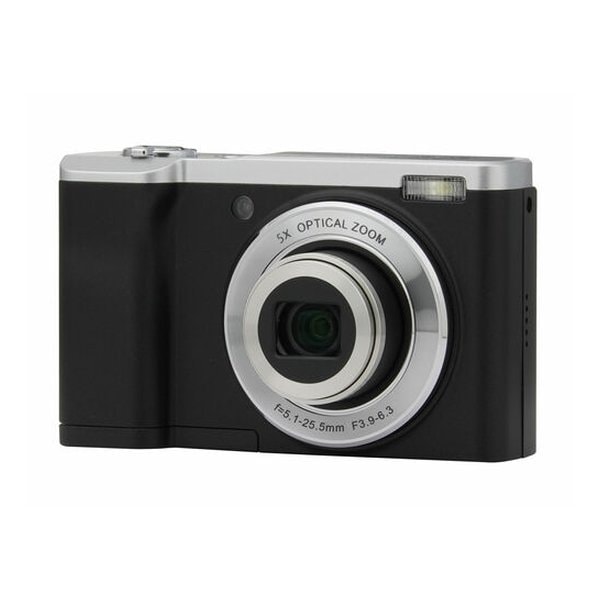 デジタルカメラ コンパクト/光学5倍ズーム/タッチパネル/リアカメラ採用/ブラック KC-ZM08