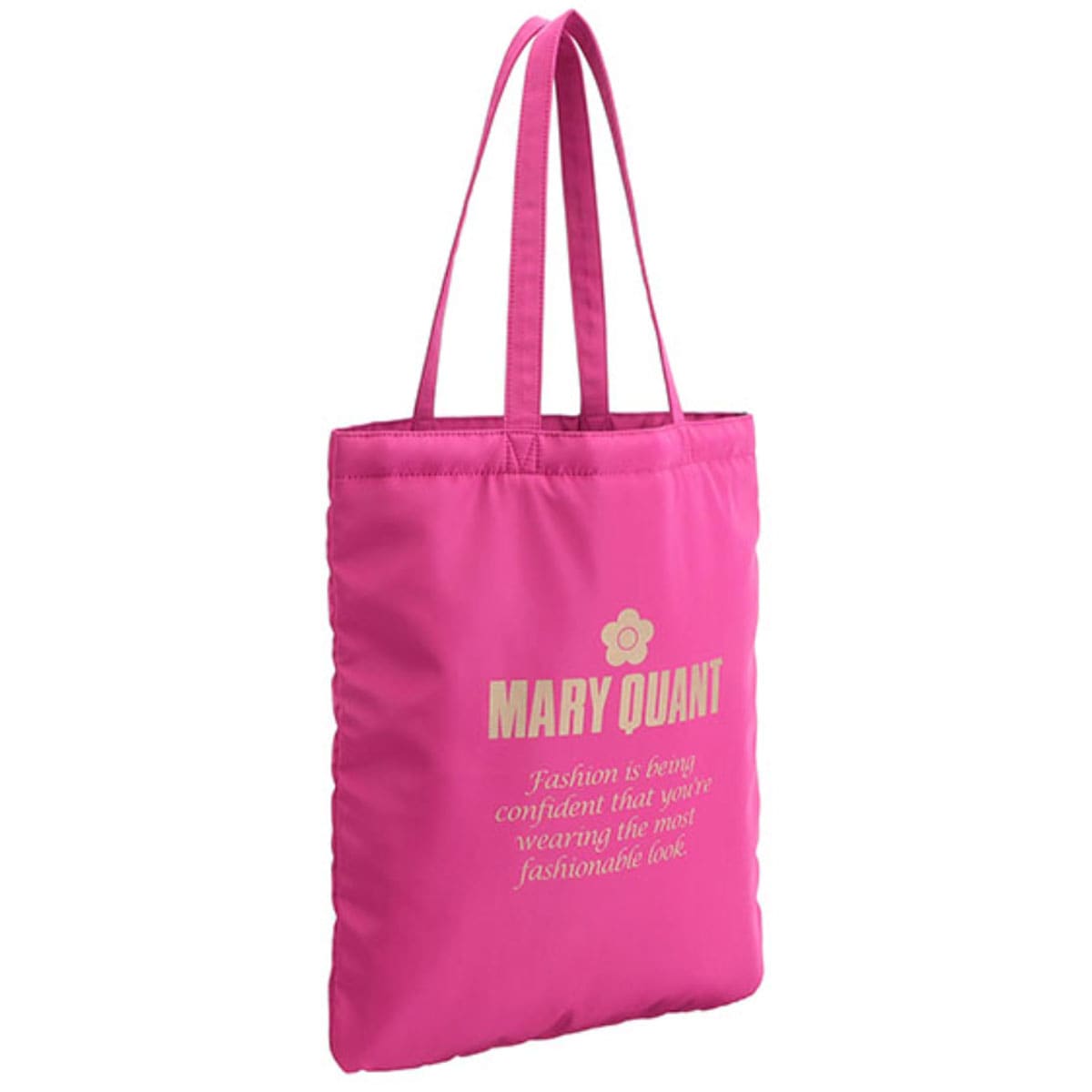 デイジー 鞄 バッグ かばん A4 小物入れ ゴールドロゴプリント トート（フューシャピンク）オタ活 コンサート 通勤 通学 化粧 メイク コスメ プレゼント ギフト かわいい おしゃれ お返し クリ