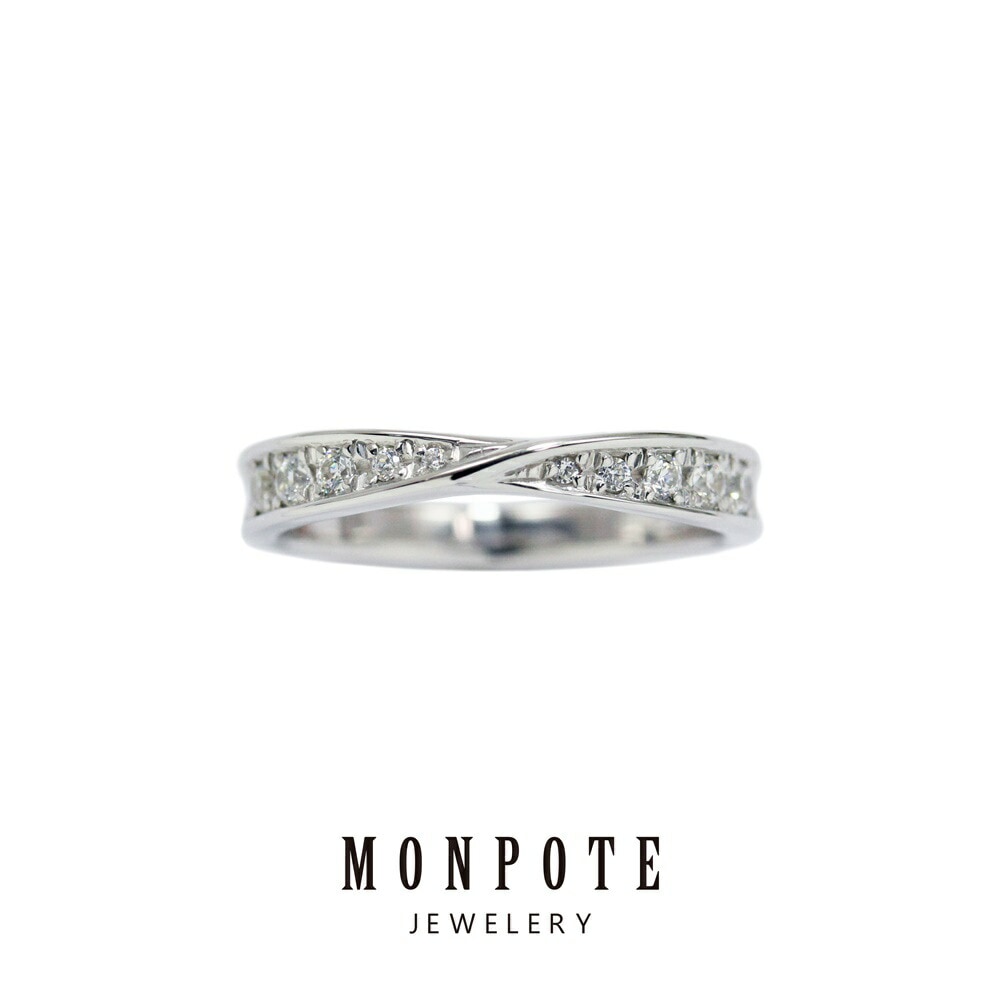モンポット 指輪 レディース 上品 おしゃれ エタニティ ジルコニア シルバーリング 大きいサイズ 13号 15号 17号 シンプル 普段使い シルバーアクセサリー プレゼント 大人 女性 誕生日 結