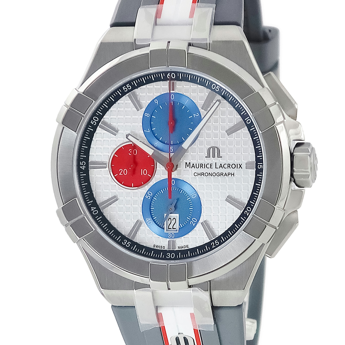 アイコン クロノグラフ 44mm AI1018-TT031-130-2 クオーツ メンズ 未使用 デイト マヒンドラ 3年保証