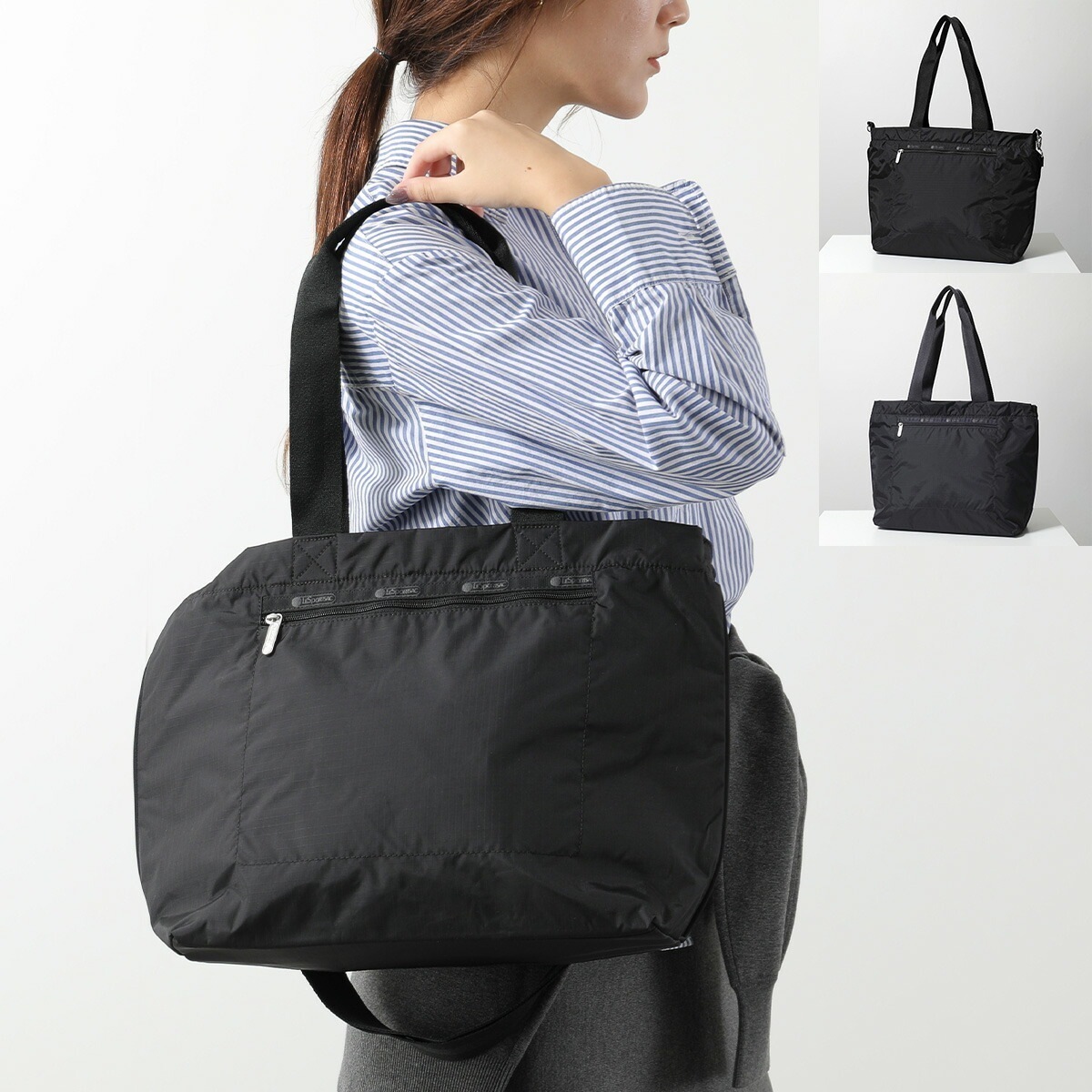 LeSportsac レスポートサックトートバッグ CARRYALL ZIP TOTE 2925 レディース ショルダーバッグ ナイロン ロゴ 鞄 カラー2色