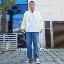 ヒョン・ジュヨプ監督協賛 WBO RA1058 ロングワイドデニムパンツ