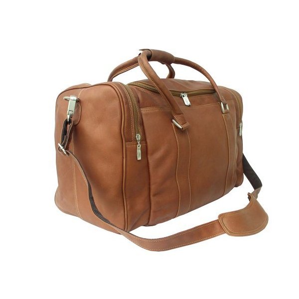 Piel Leather Classic Weekend Carry-On， Saddle， One Size 並行輸入品