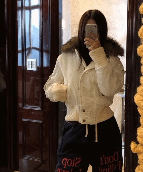 suede fur jacket [2color]